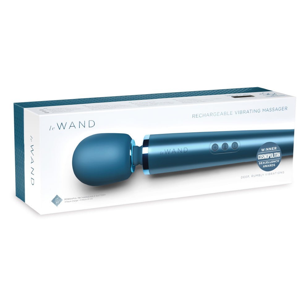 Le Wand Rechargeable Vibrating Massager - Pacific Blue