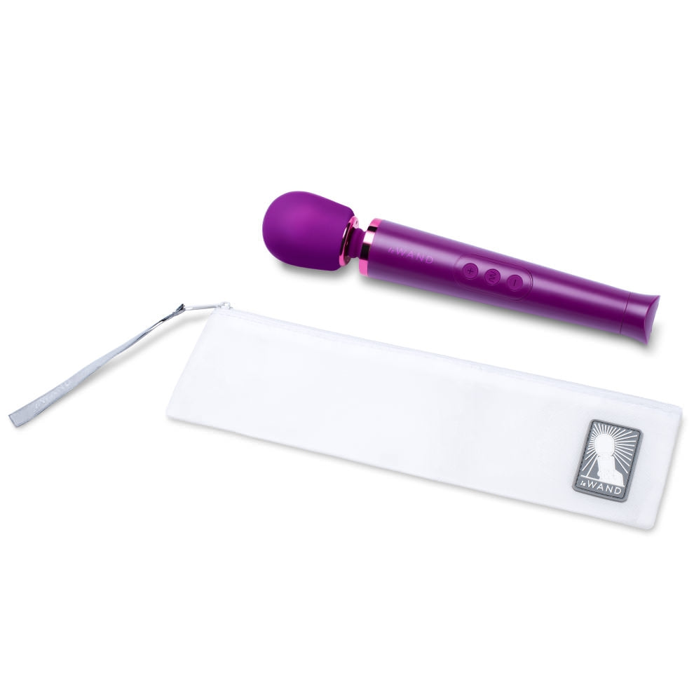 Le Wand Petite Rechargeable Massager  - Dark Cherry