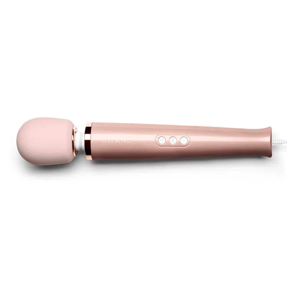 Le Wand Plug-In Vibrating Massager - Rose Gold