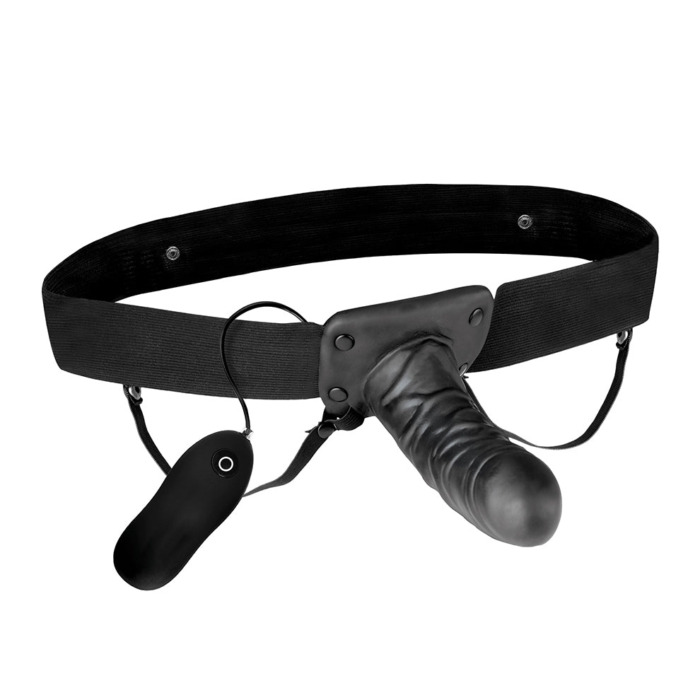 Discontinuous - Vibrating Hollow Strap-On Dildo