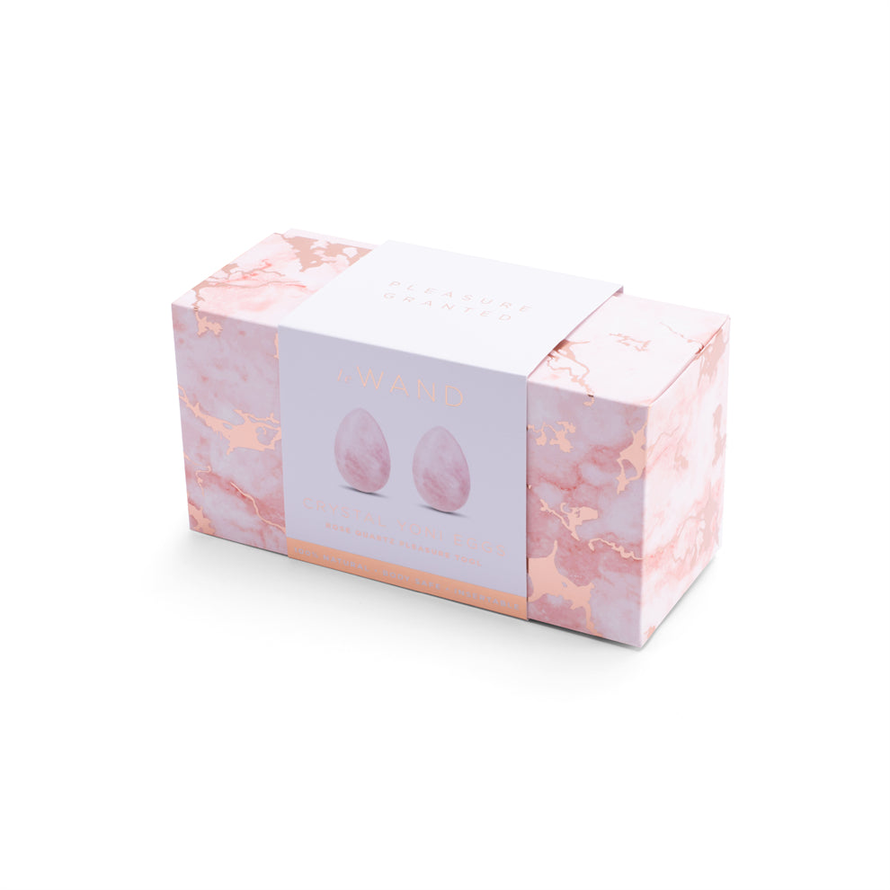 Le Wand Crystal Yoni Eggs Rose Quartz