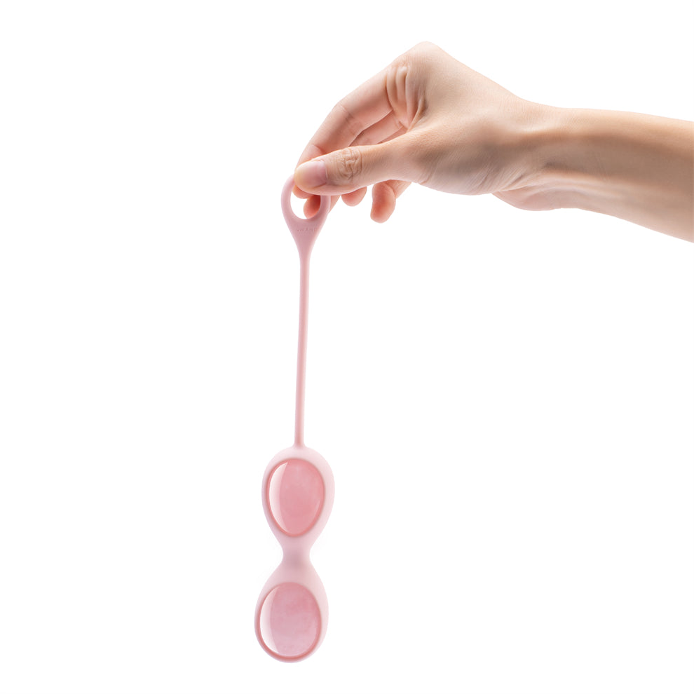 Le Wand Crystal Yoni Eggs Rose Quartz