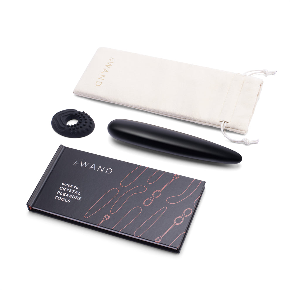 Le Wand Crystal Slim Wand Black Obsidian