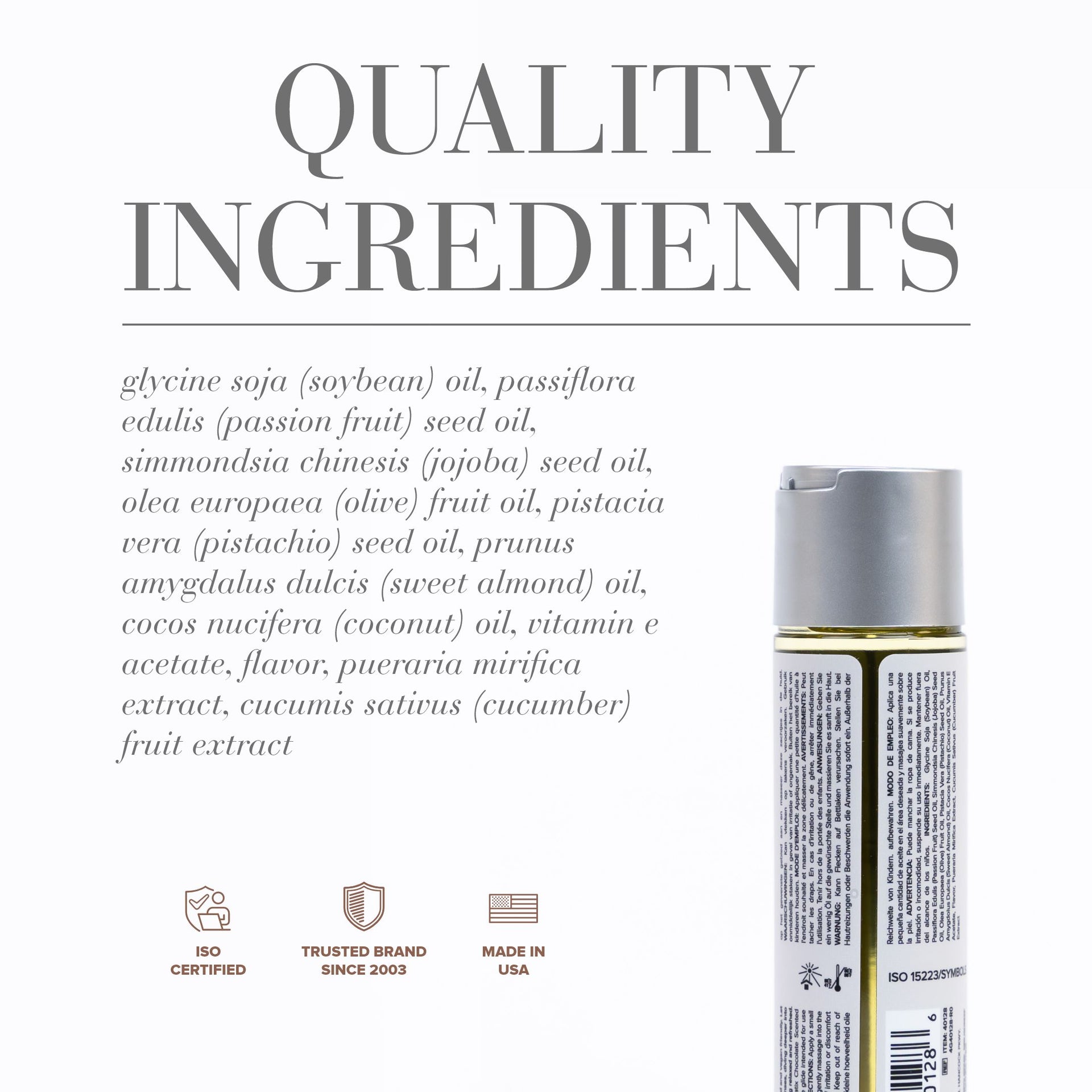 JO Aromatix - Massage Oil - Chocolate - 4 floz / 120 mL