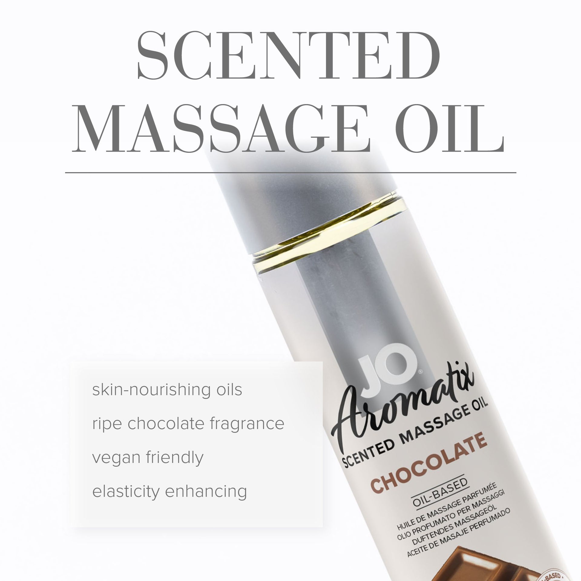 JO Aromatix - Massage Oil - Chocolate - 4 floz / 120 mL