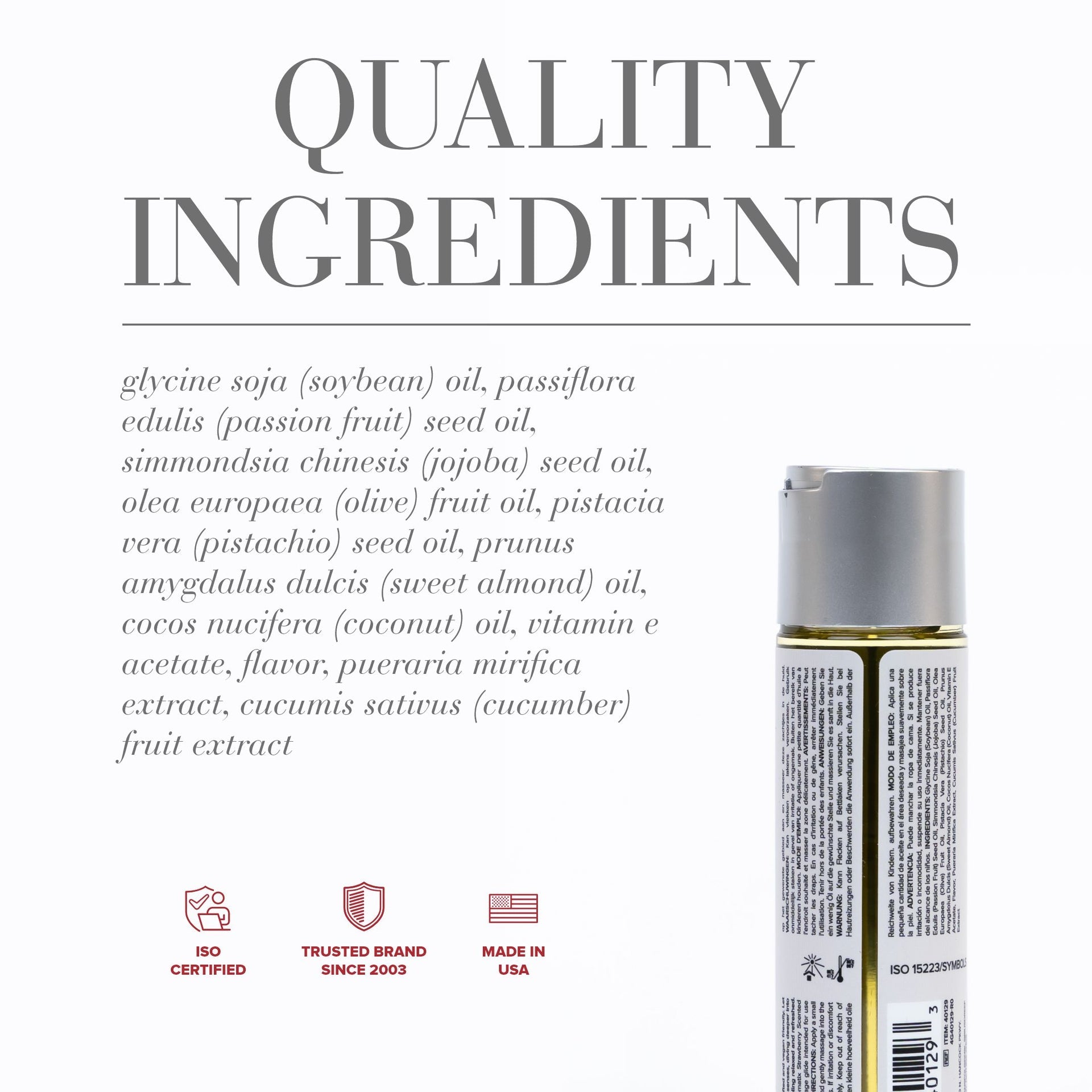JO Aromatix - Massage Oil - Strawberry - 4 floz / 120 mL