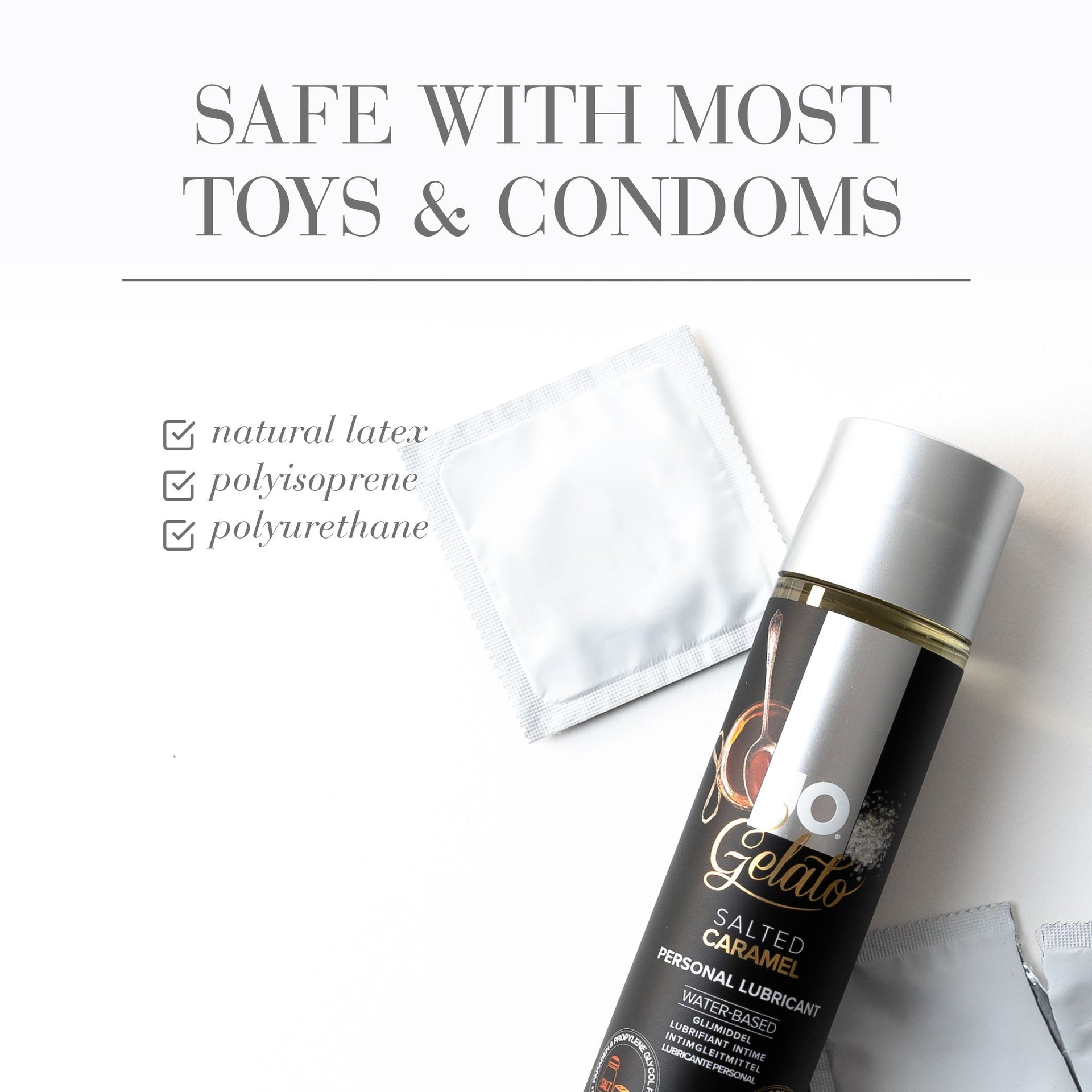 Jo Gelato - Salted Caramel - Lubricant (Water-Based) 1 Floz / 30 Ml