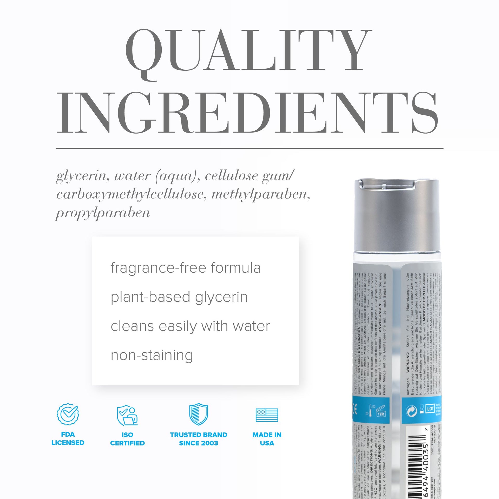 Jo H2O - Original - Lubricant (Water-Based) 2 Floz / 60 Ml