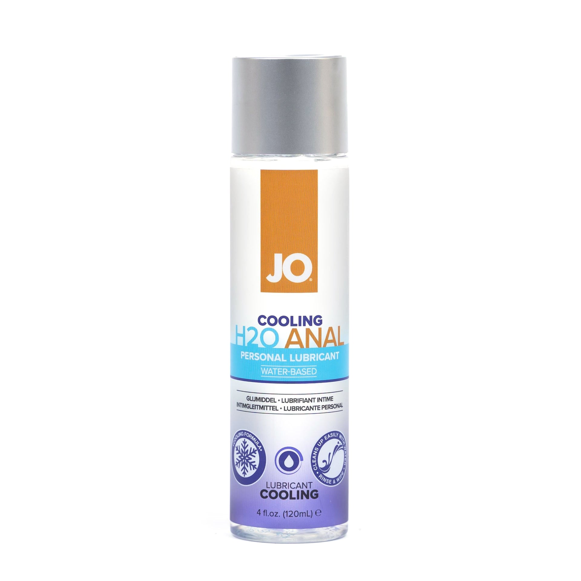 Jo H2O Anal - Cooling - Lubricant (Water-Based) 4 Floz / 120 Ml