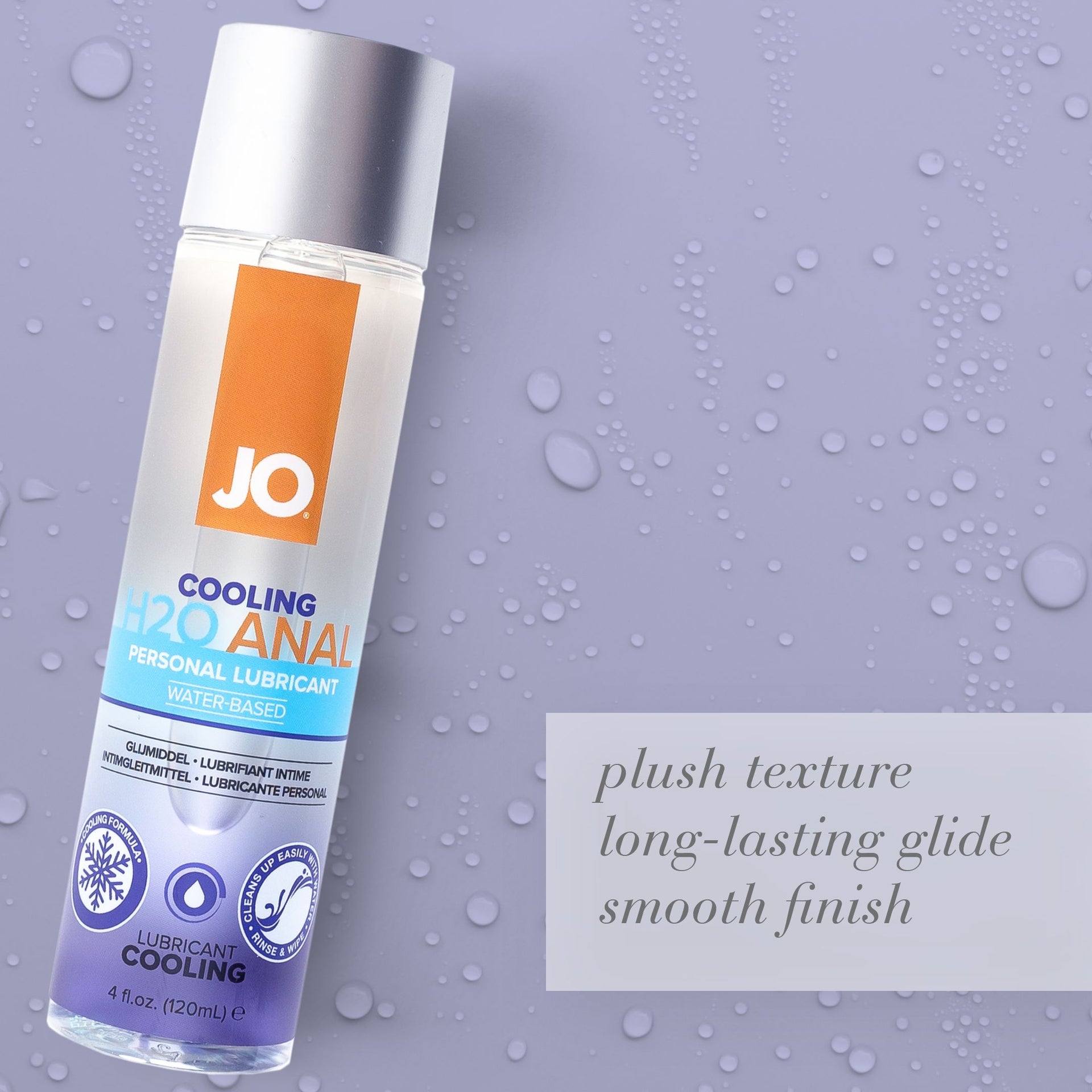 Jo H2O Anal - Cooling - Lubricant (Water-Based) 2 Floz / 60 Ml