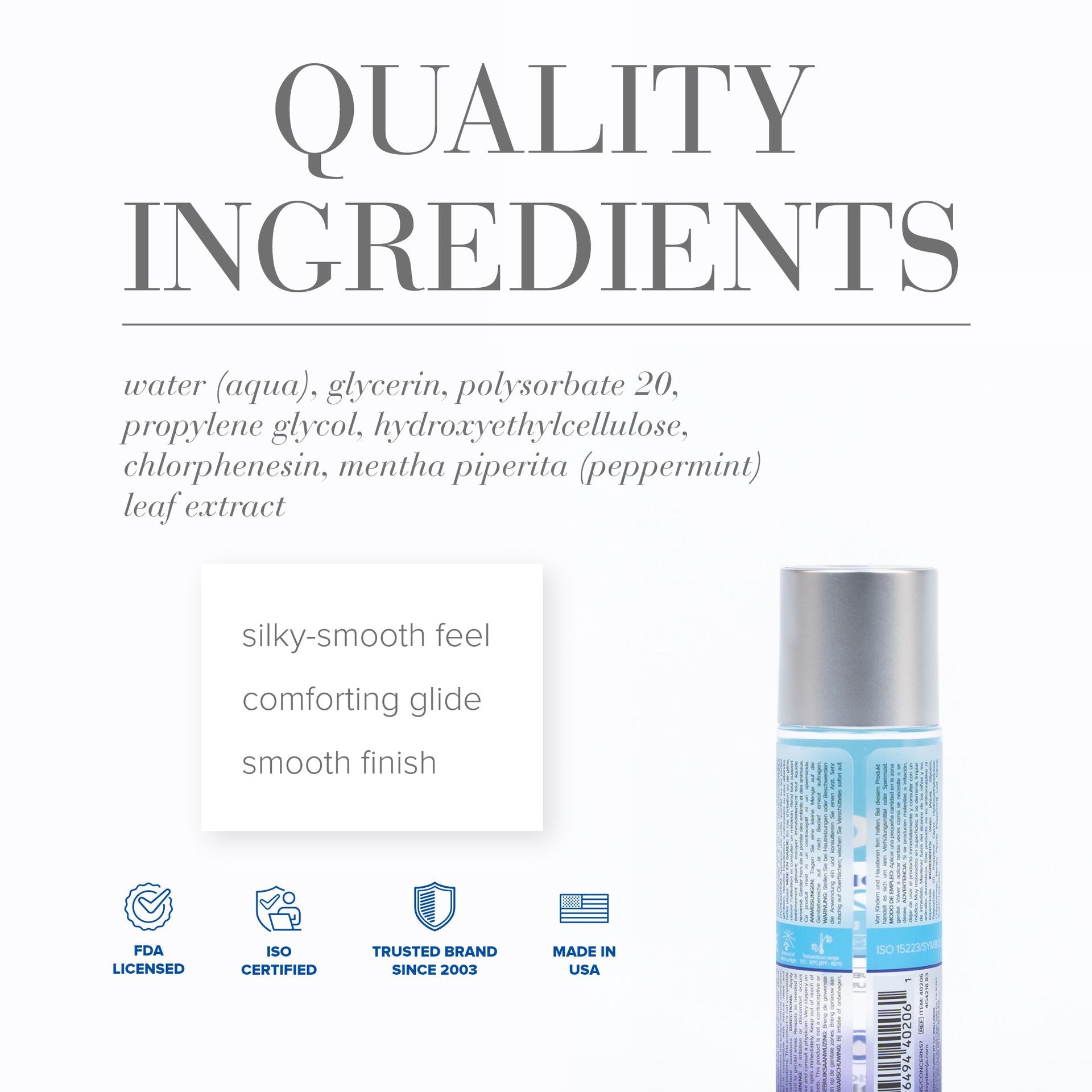 JO H2O - Cooling - Lubricant (Water-Based) 1 Floz / 30 Ml