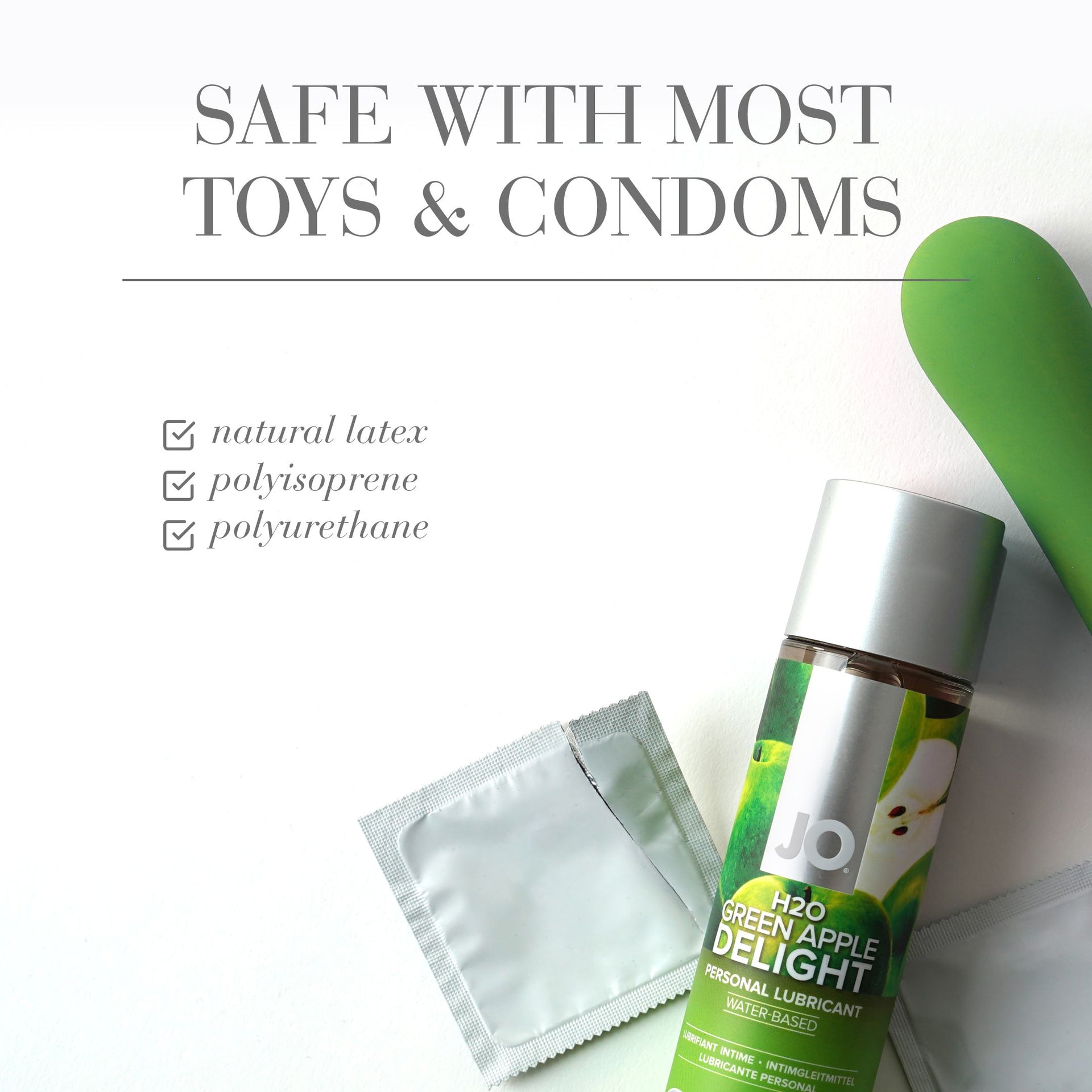 JO H2O - Green Apple - Lubricant (Water-Based) 4 Floz / 120 Ml