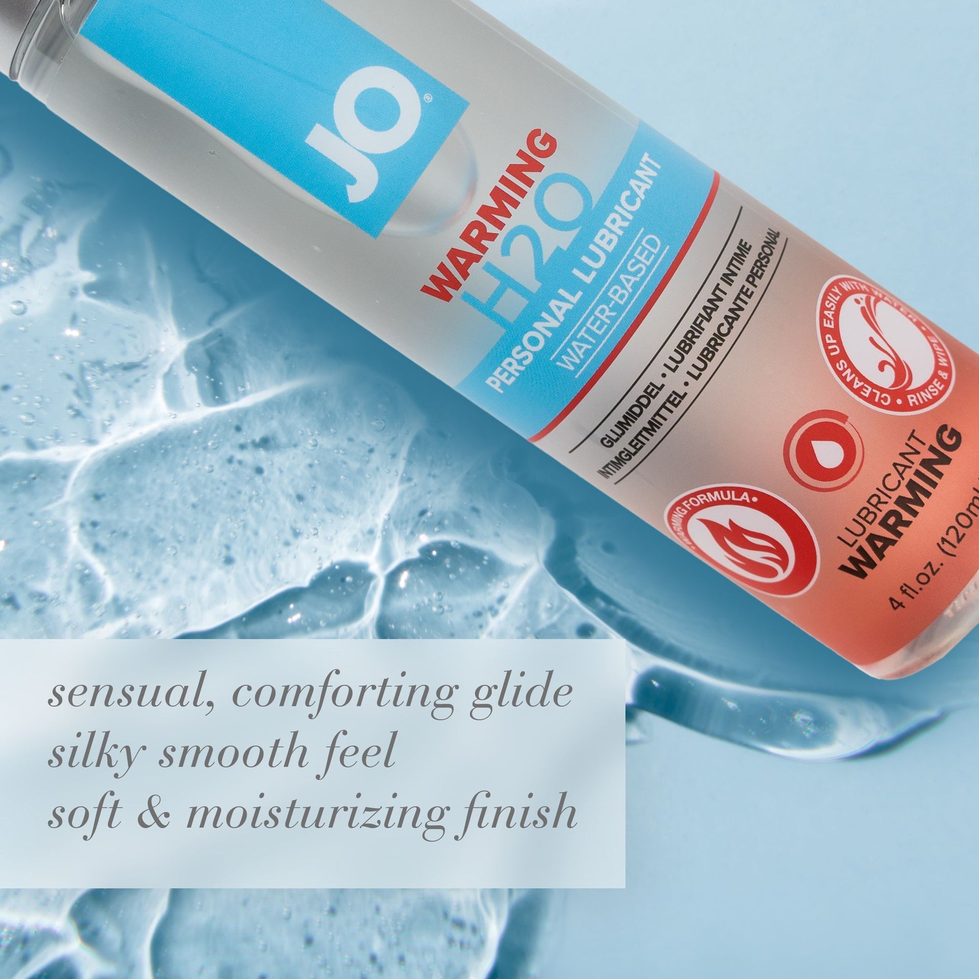 Jo H2O - Warming - Lubricant (Water-Based) 2 Floz / 60 Ml