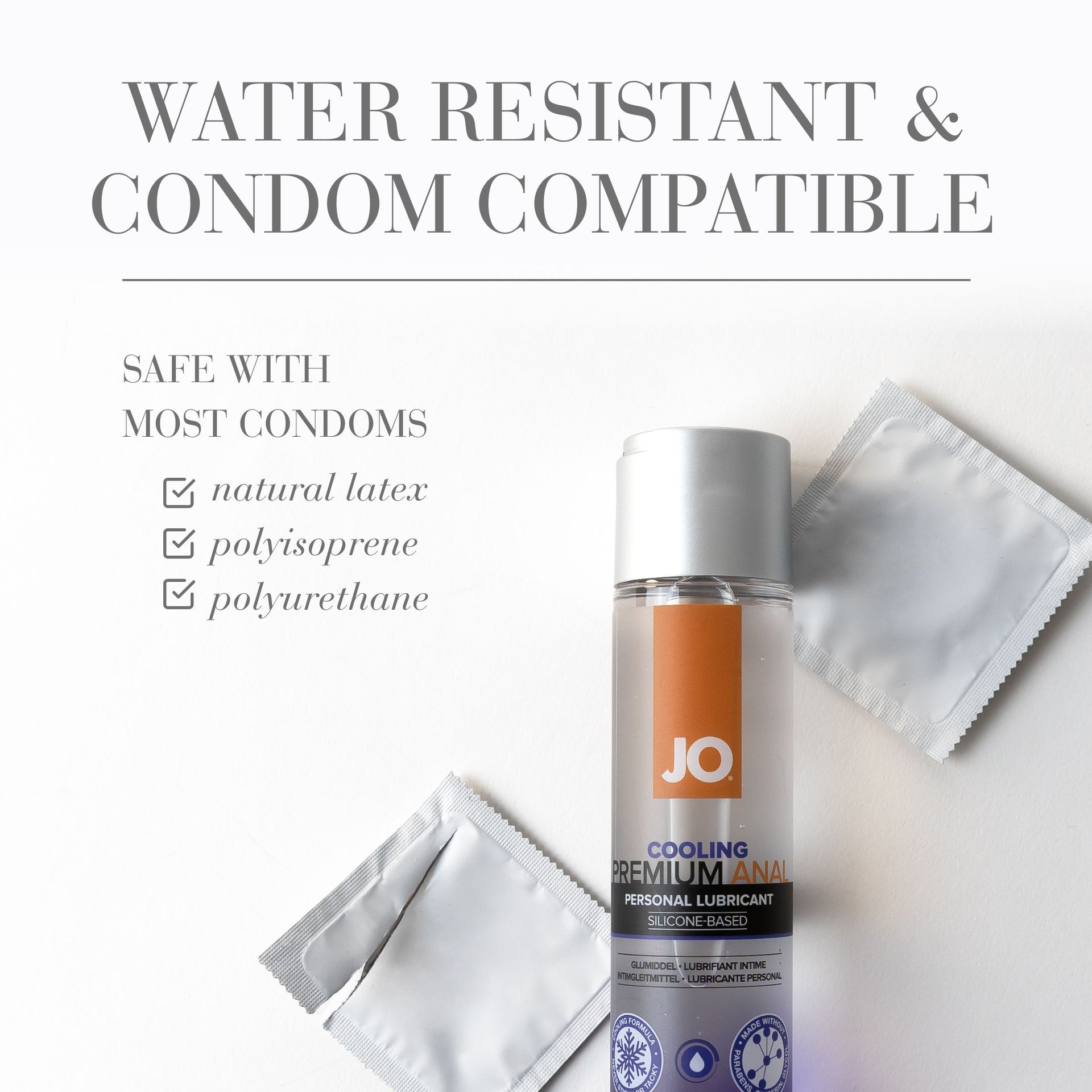 Jo Premium Anal - Cooling - Lubricant (Silicone-Based) 2 Floz / 60 Ml