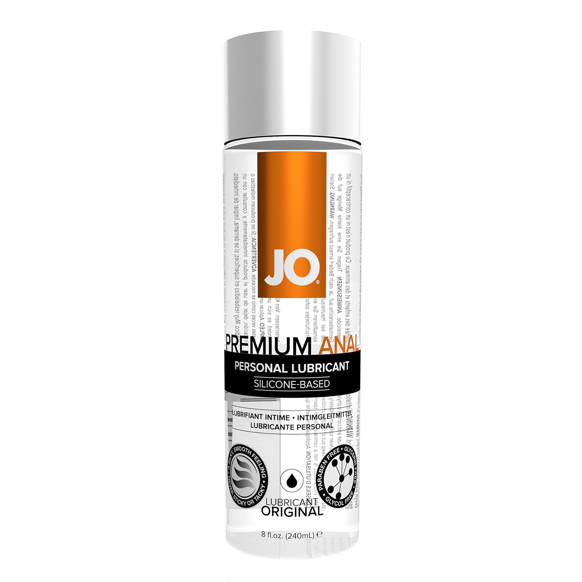Jo Premium Anal - Original - Lubricant (Silicone-Based) 8 Floz / 240 Ml