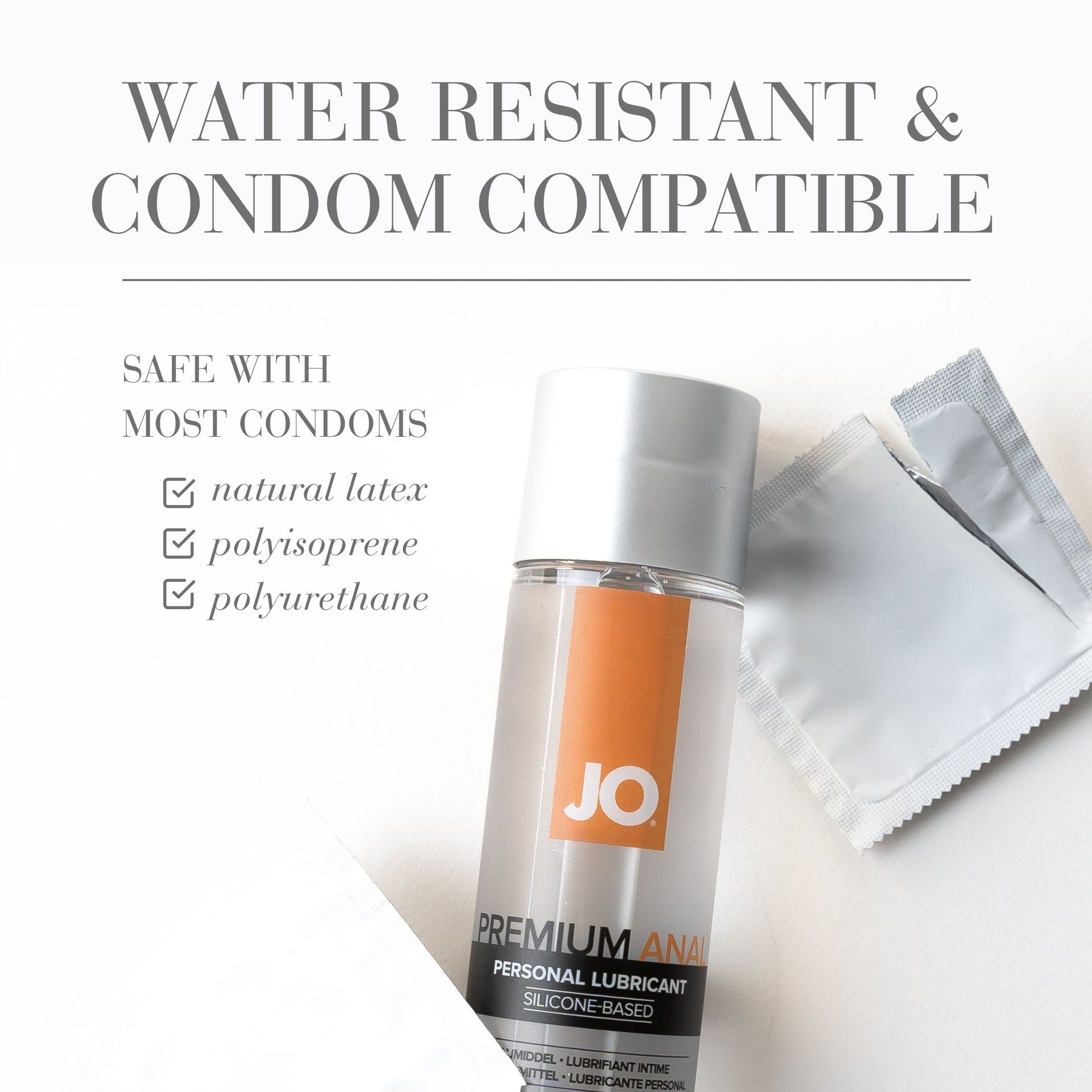 Jo Premium Anal - Original - Lubricant (Silicone-Based) 2 Floz / 60 Ml