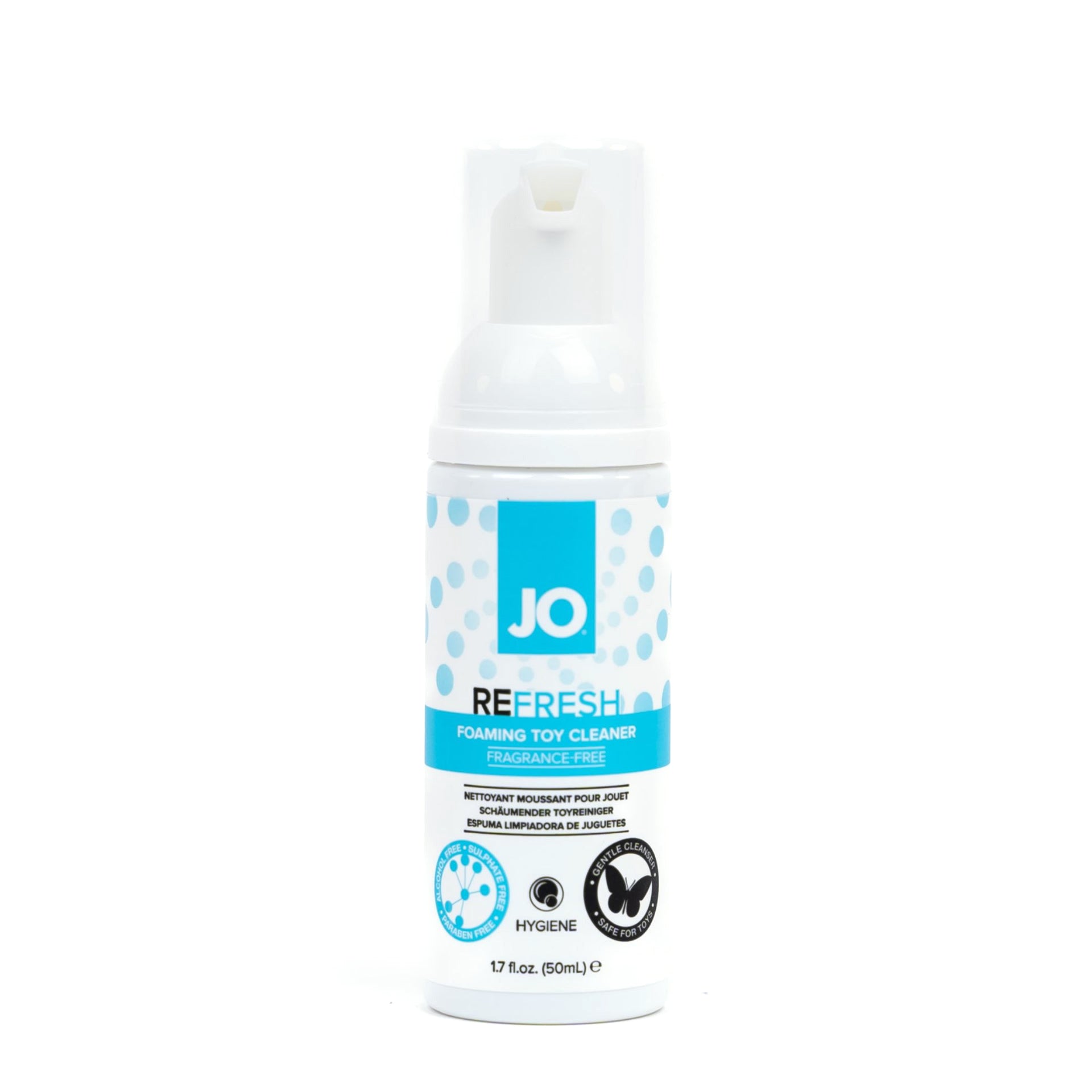 Jo Refresh Foaming Toy Cleaner (Fragrance Free) 1.7 Floz / 50 Ml