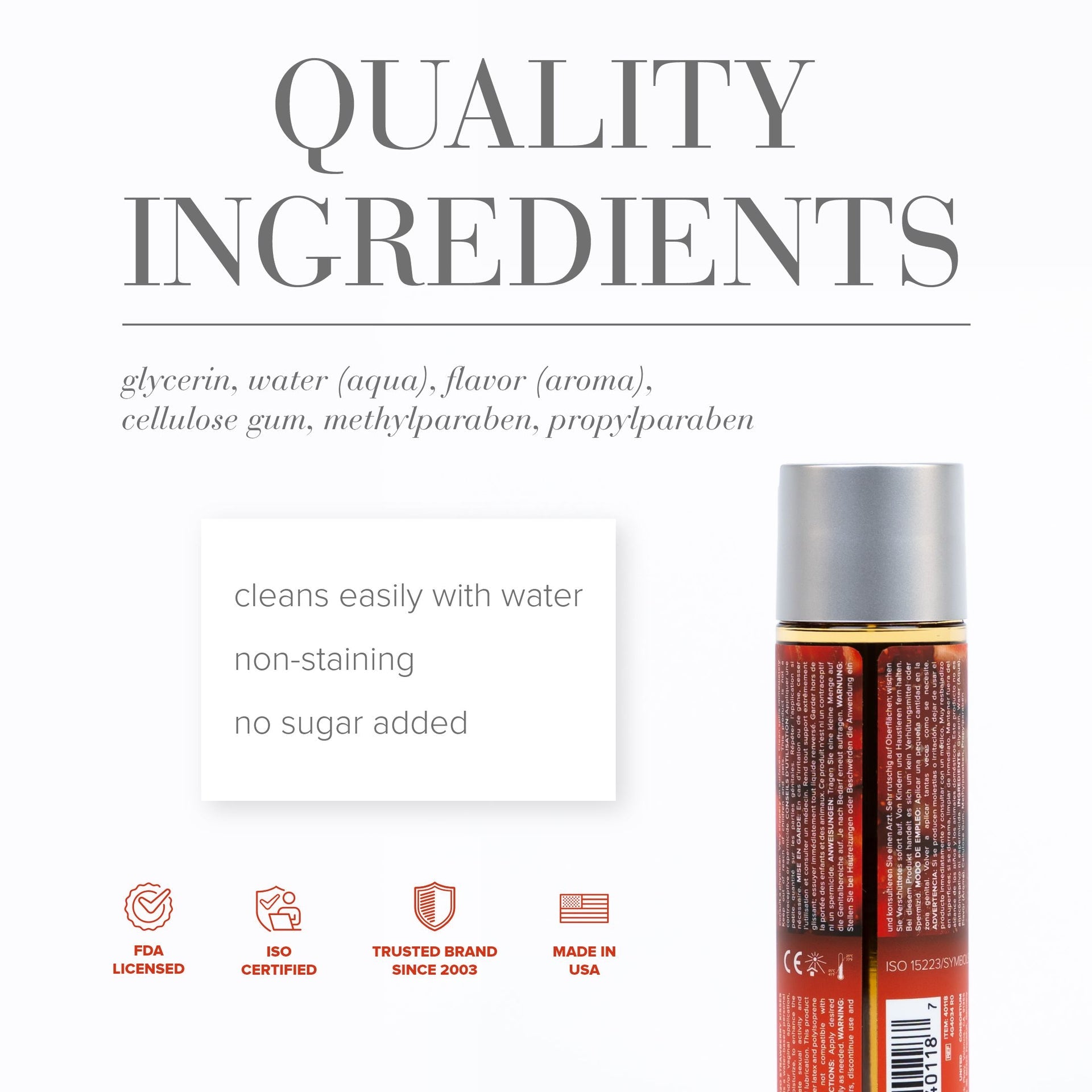 Jo H2O - Strawberry - Lubricant (Water-Based) 4 Floz / 120 Ml
