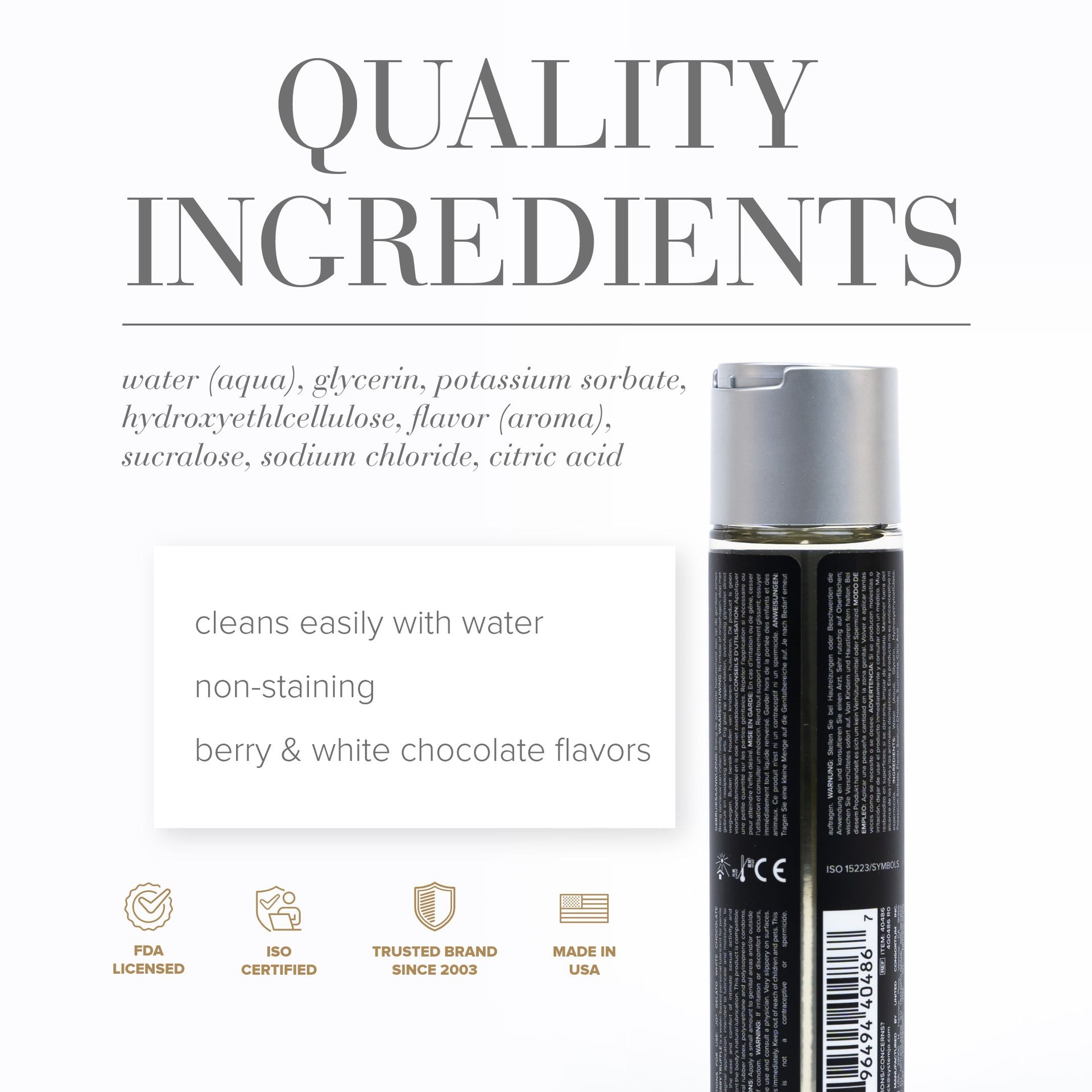 JO Gelato - White Chocolate Raspberry 4 floz / 120ml